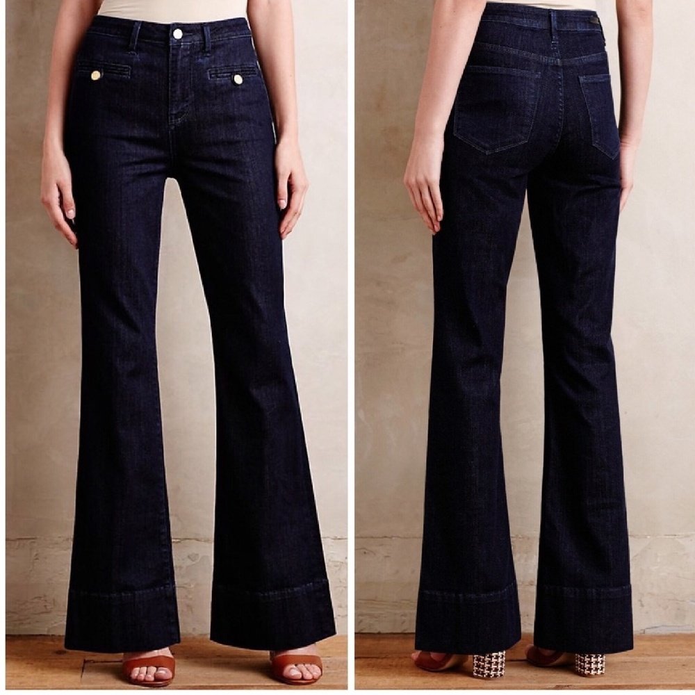 Anthropologie Pilcro Superscript High Rise Flare